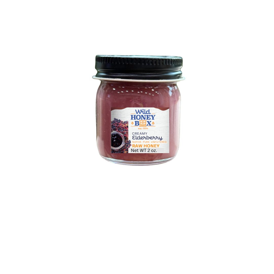 Creamy Elderberry Honey