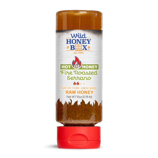 Fire Roasted Serrano Hot Honey bottle image
